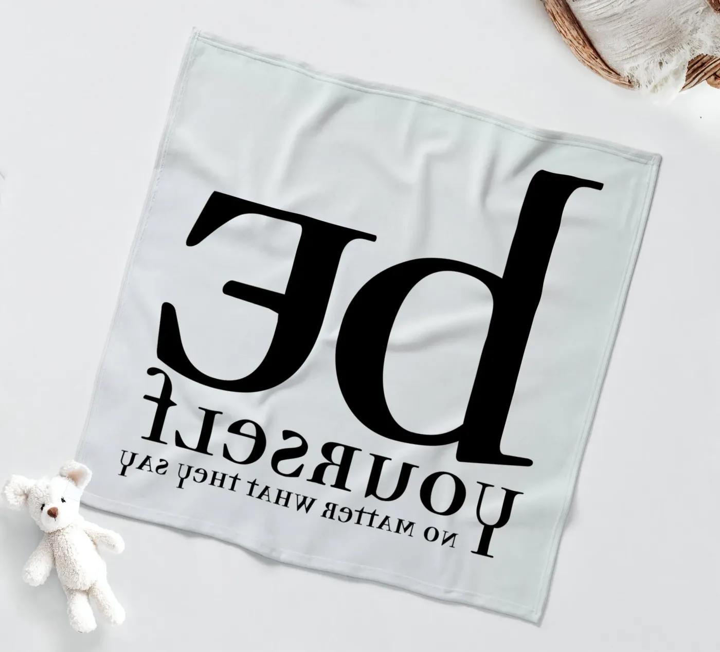 Be yourself coperta in pile da Mr Cup
