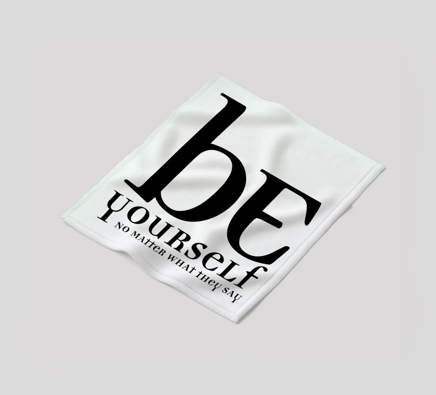 Be yourself coperta in pile da Mr Cup