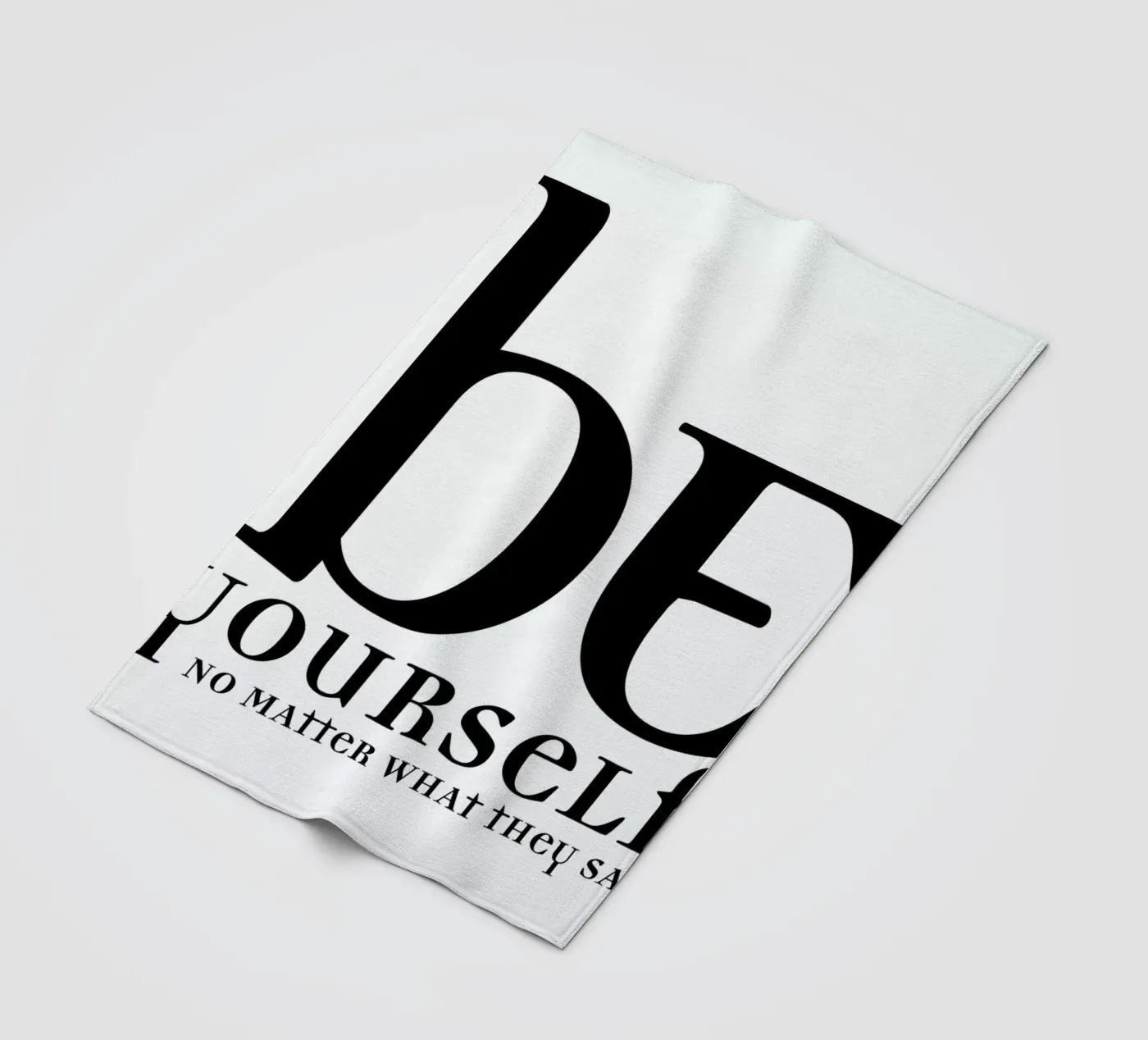 Be yourself coperta in pile da Mr Cup