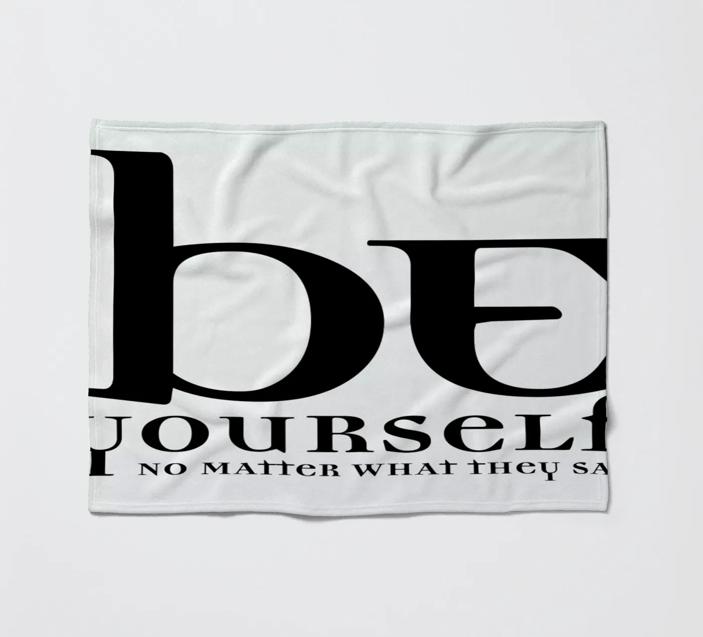 Be yourself fleecedeken van Mr Cup