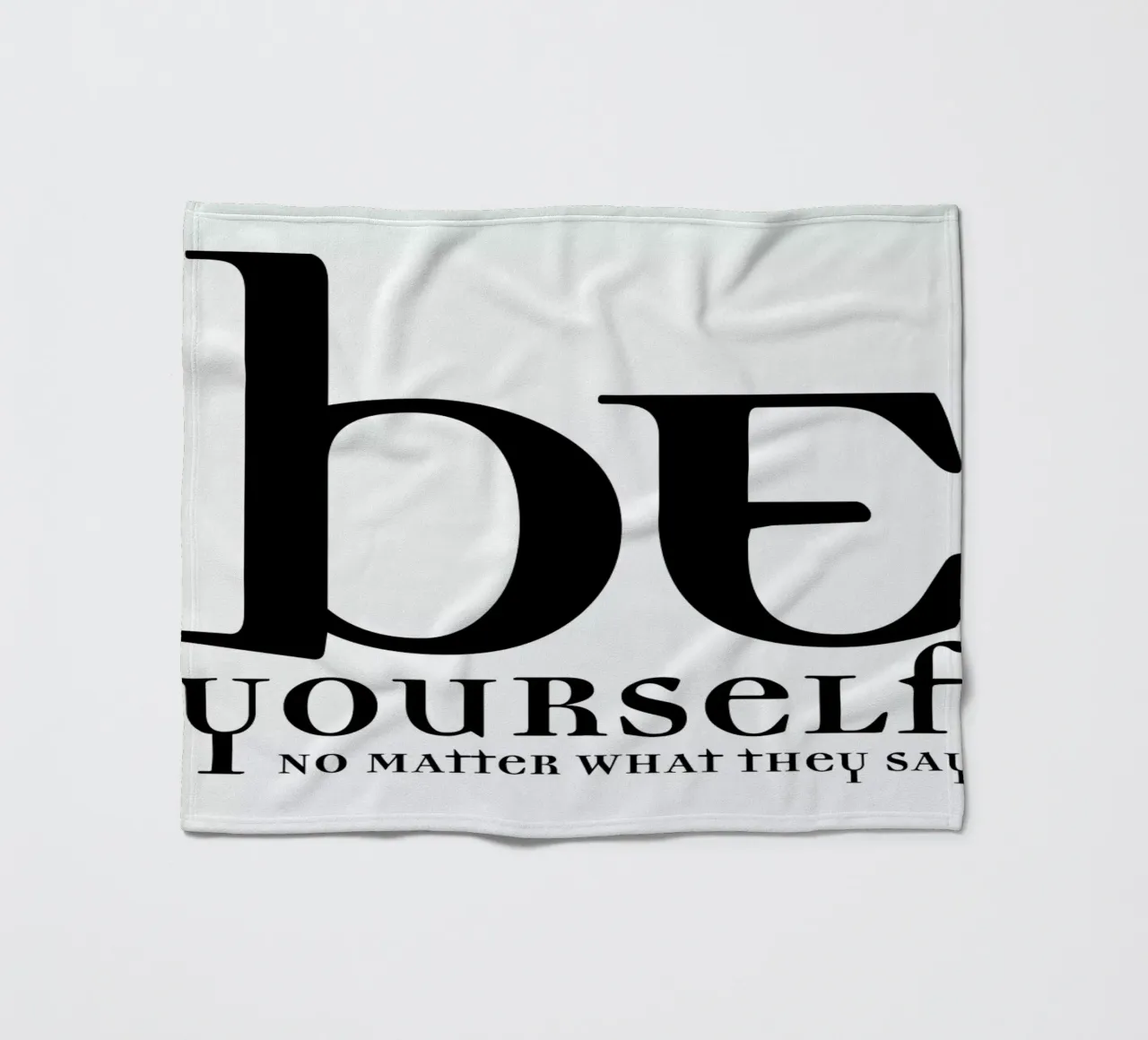 Be yourself Fleecedecke von Mr Cup