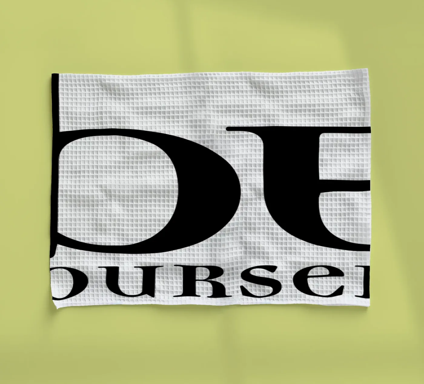 Be yourself torchon de Mr Cup
