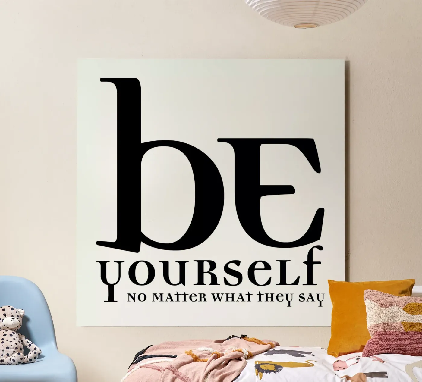 Be yourself alluminio dibond da Mr Cup