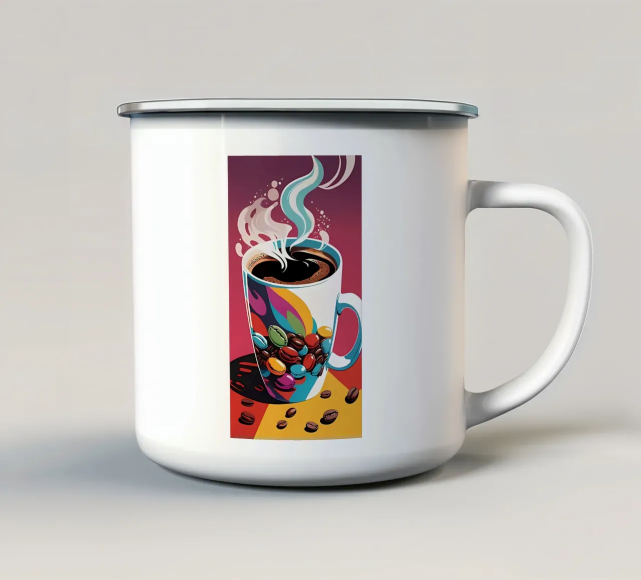 Arte minimalista 20 tazza in smalto da Erika C White