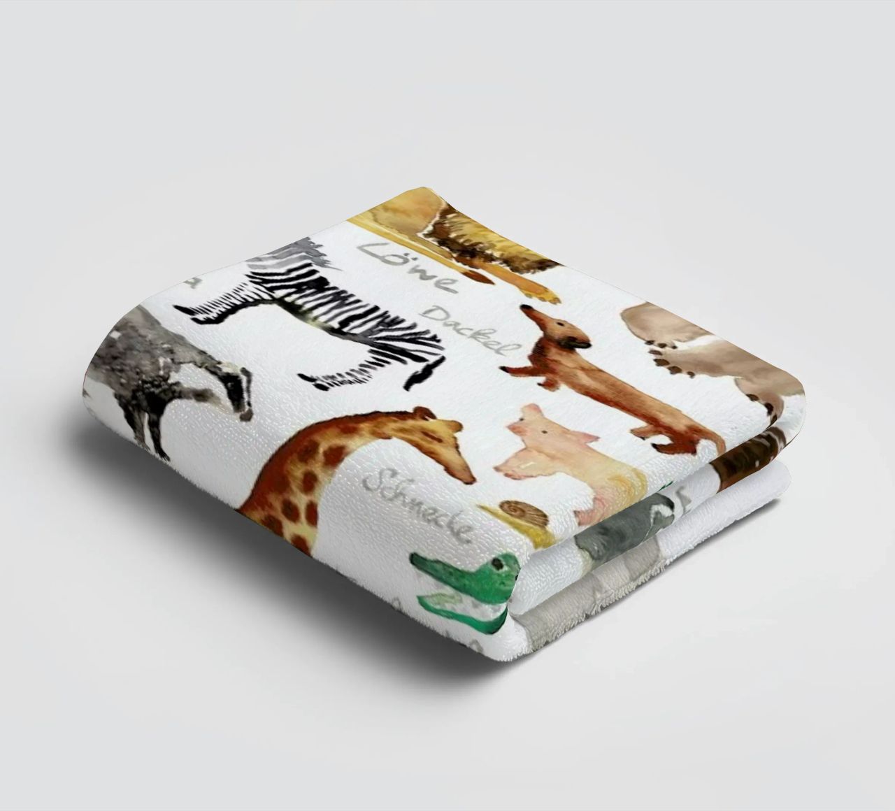 The Animal Kingdom serviette de bain de Farina Kuklinski