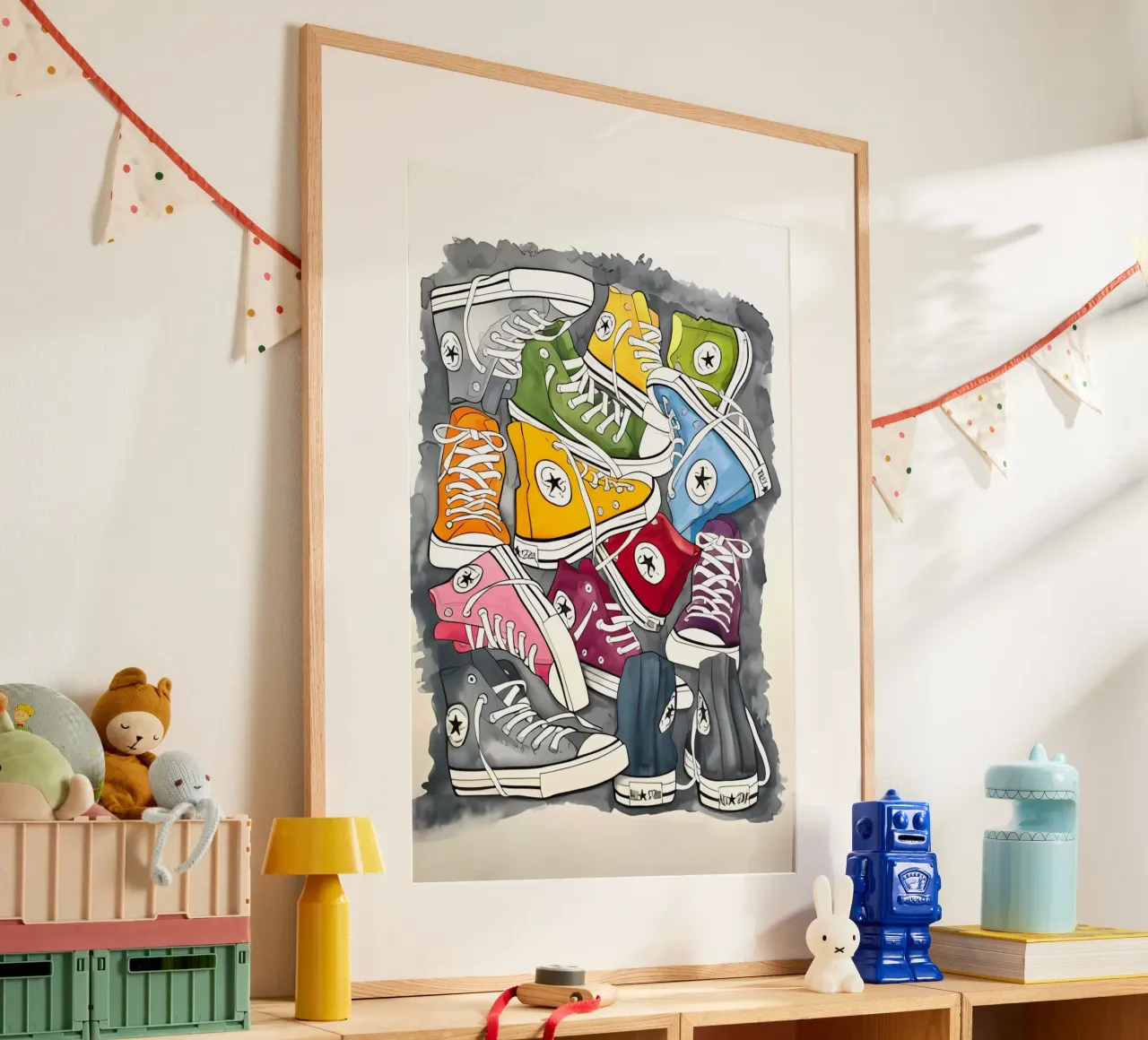 vintage poster con telaio in alluminio da Erika C White