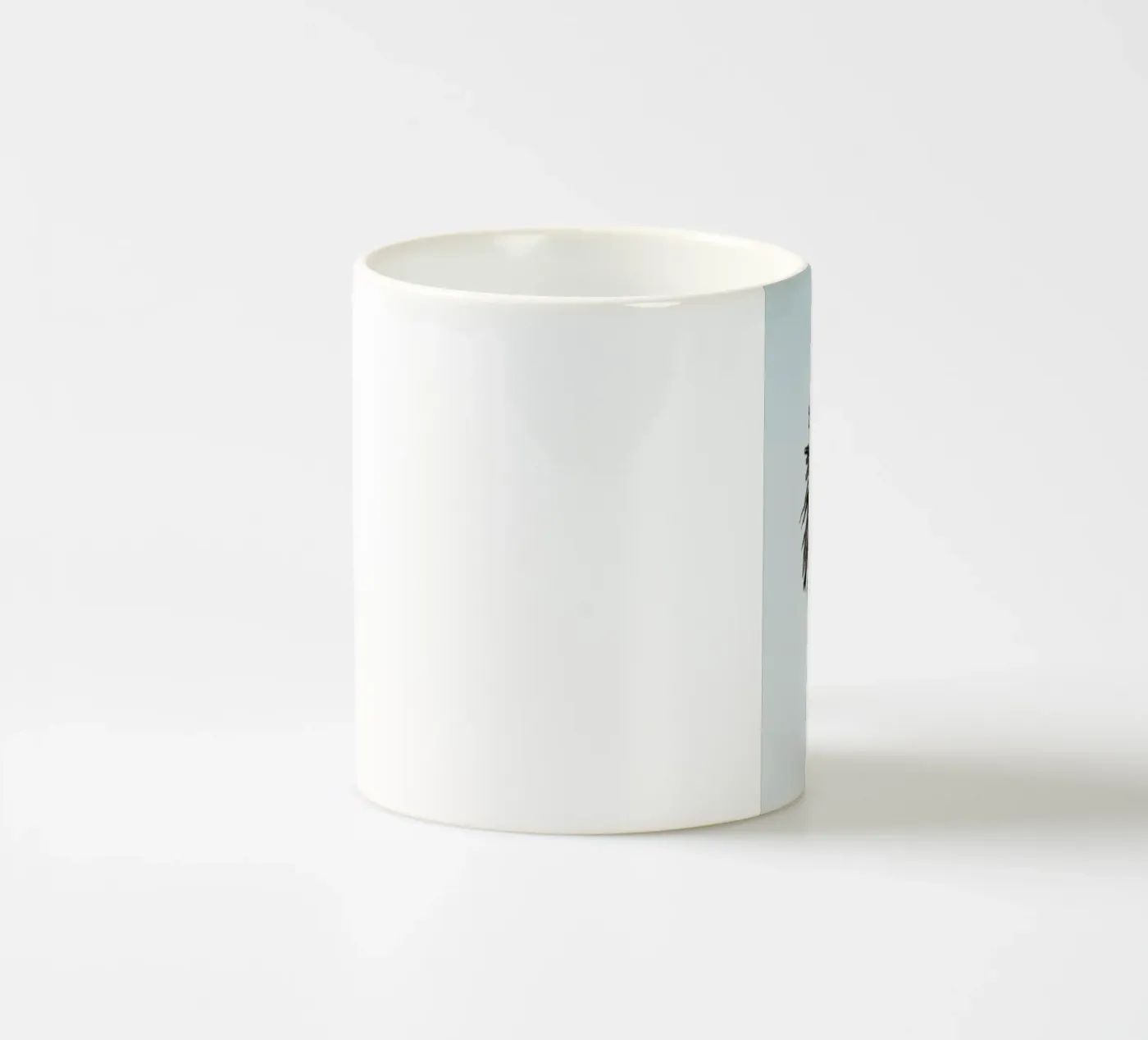 Palmtree ceramic mug by Laura Palm