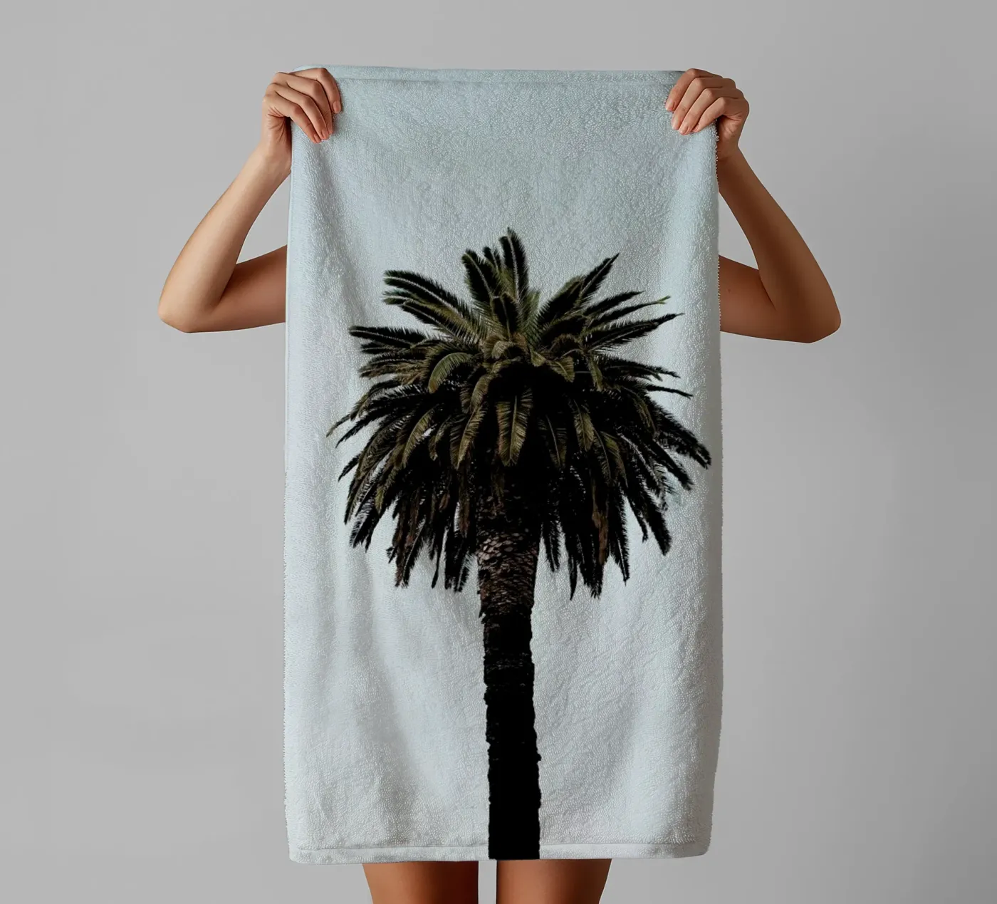 Palmtree badhanddoek van Laura Palm