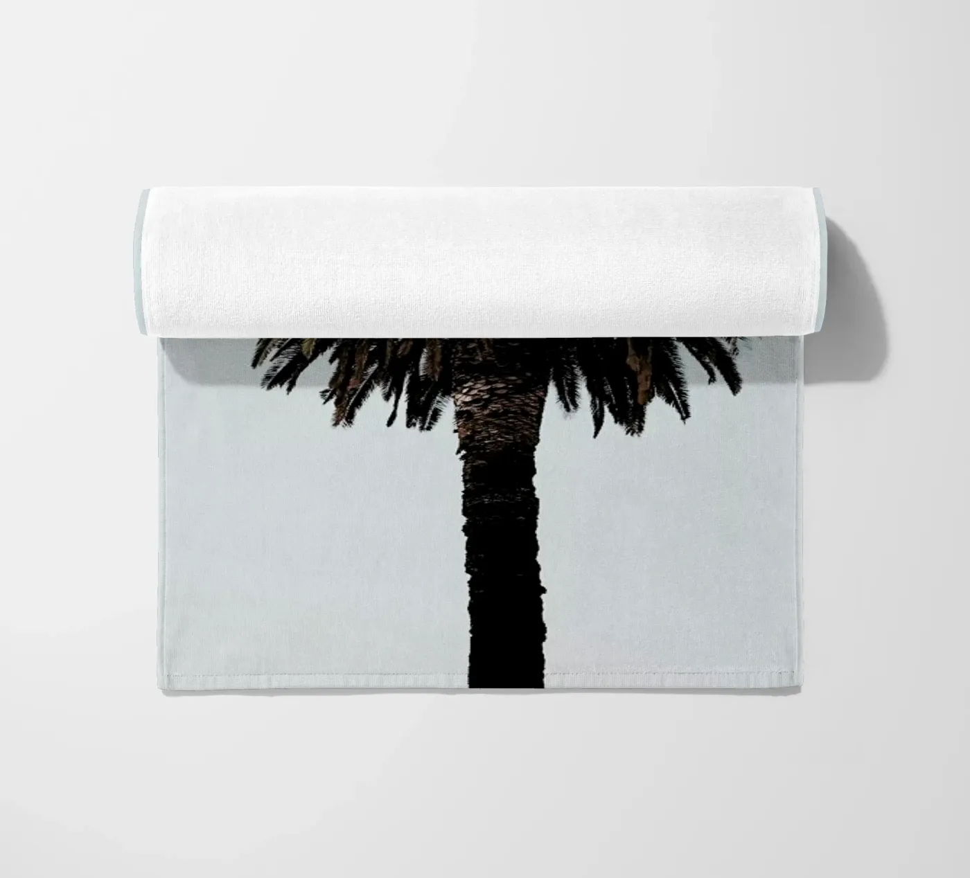 Palmtree beach towel by Laura Palm