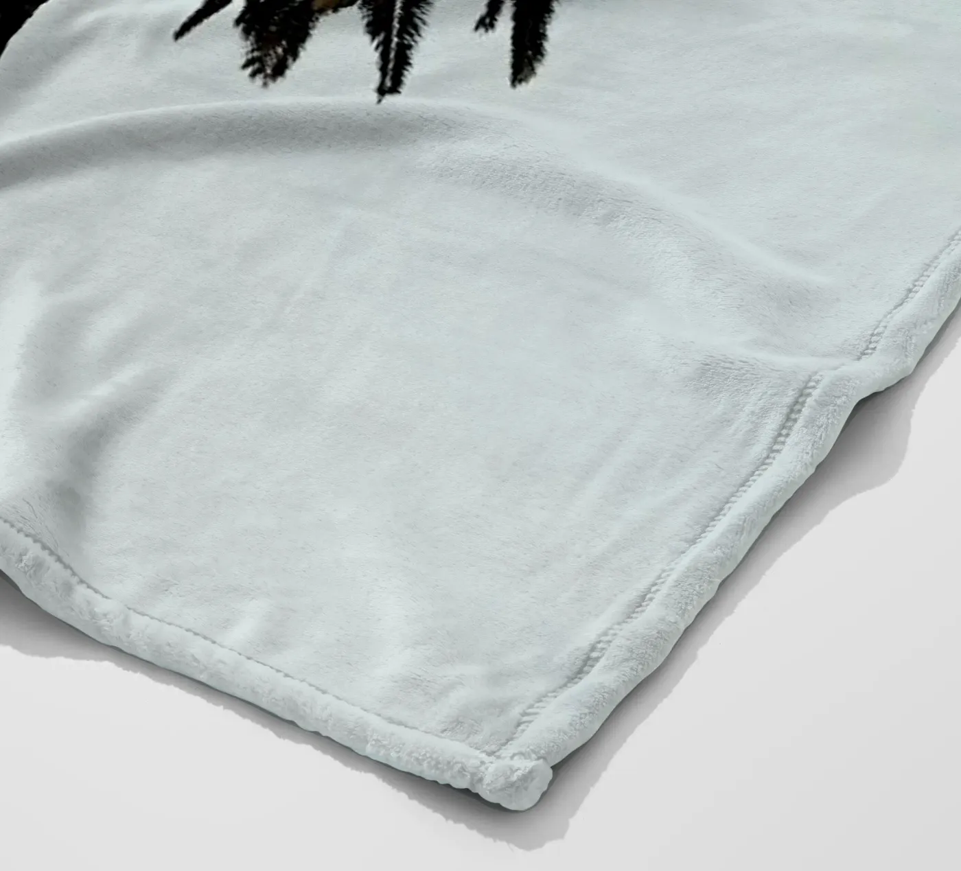 Palmtree fleece blanket by Laura Palm