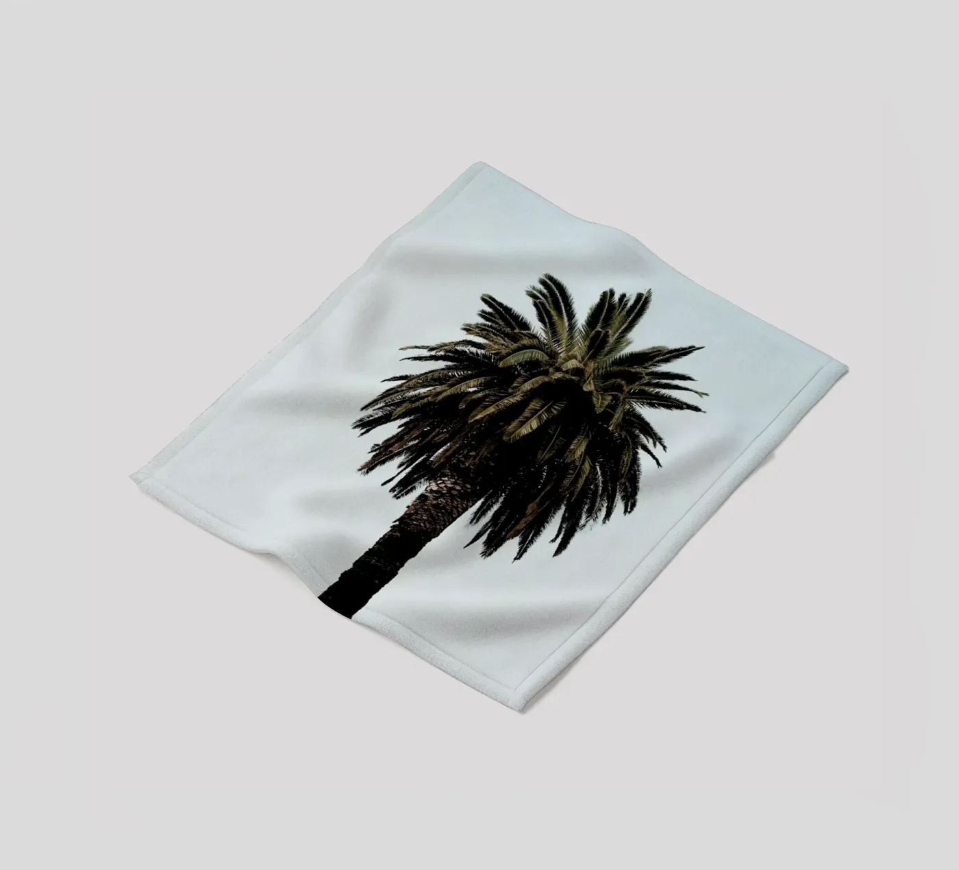 Palmtree fleece blanket by Laura Palm