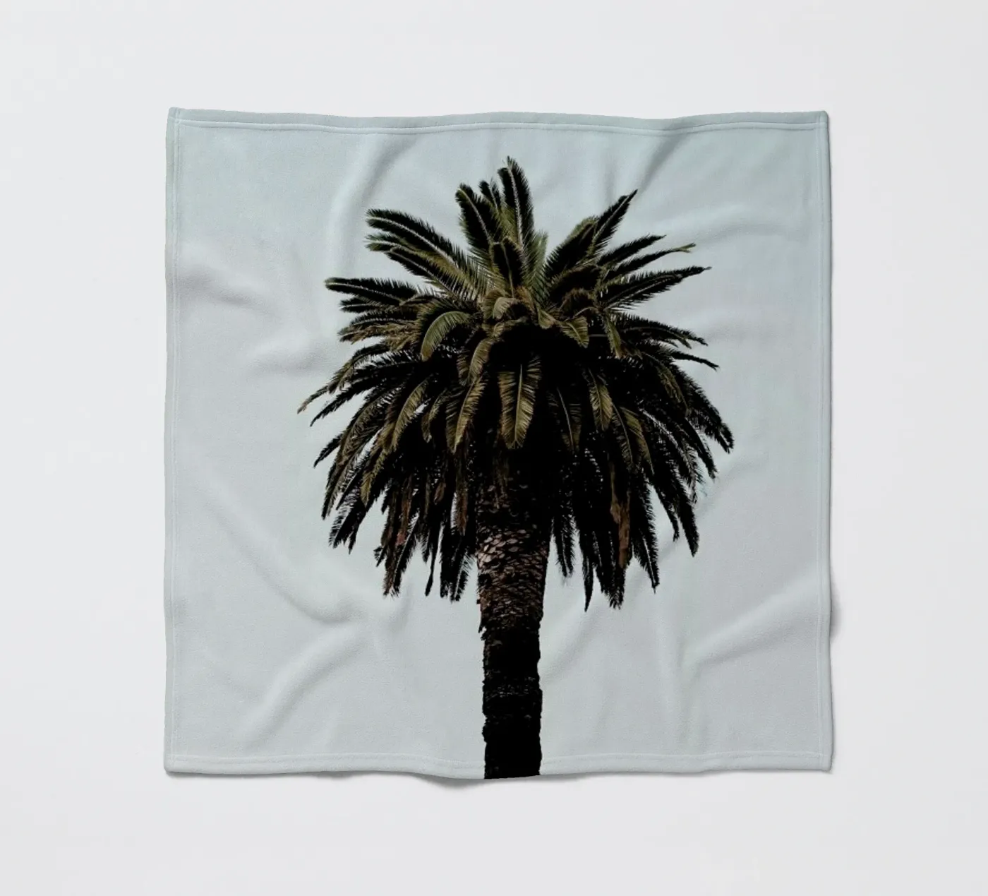 Palmtree fleece blanket by Laura Palm