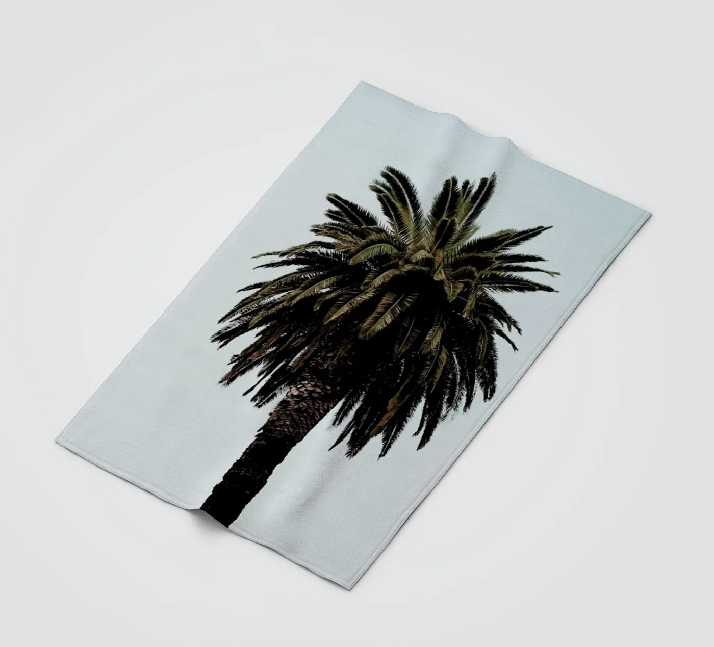 Palmtree fleece blanket by Laura Palm