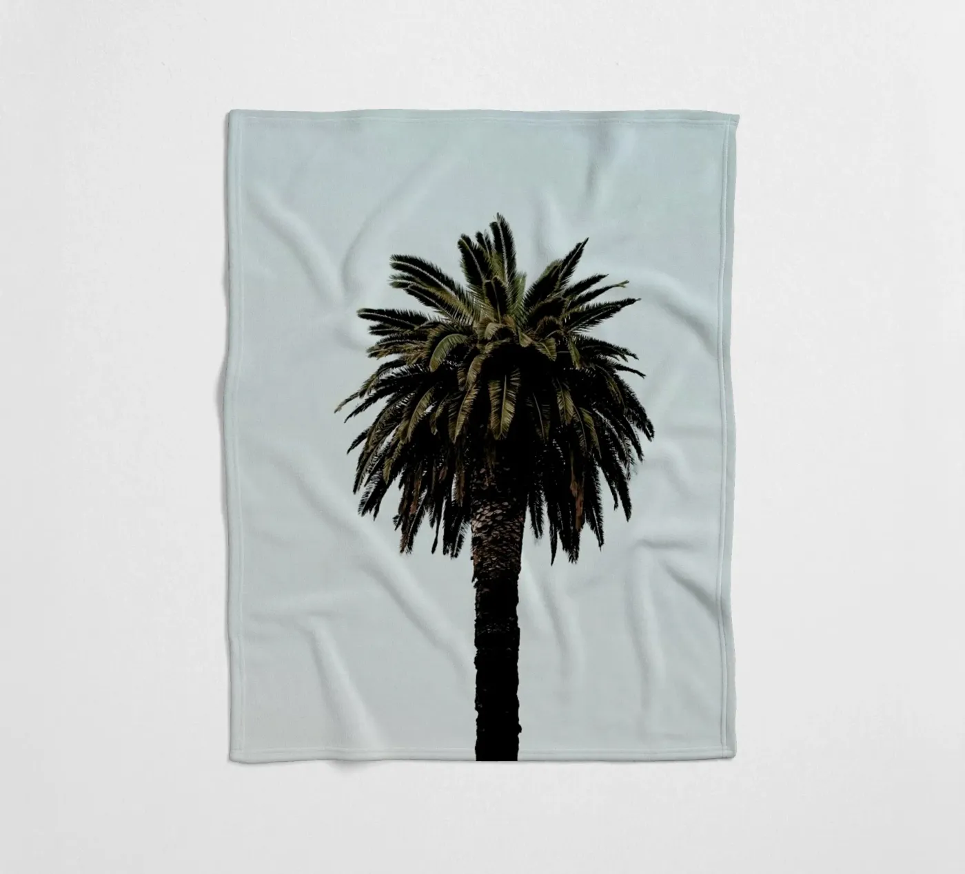 Palmtree fleece blanket by Laura Palm