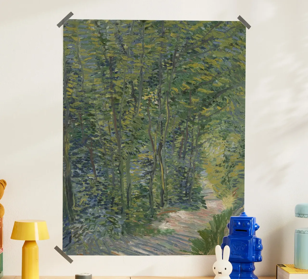 Vincent Van Gogh - Sentiero nel bosco, 1887 poster da Timeless Artworks