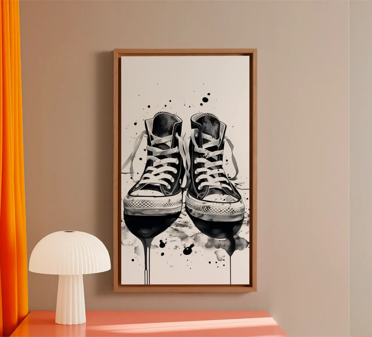 Minimalist Art 29 canvas with Floater frame by Erika C White
