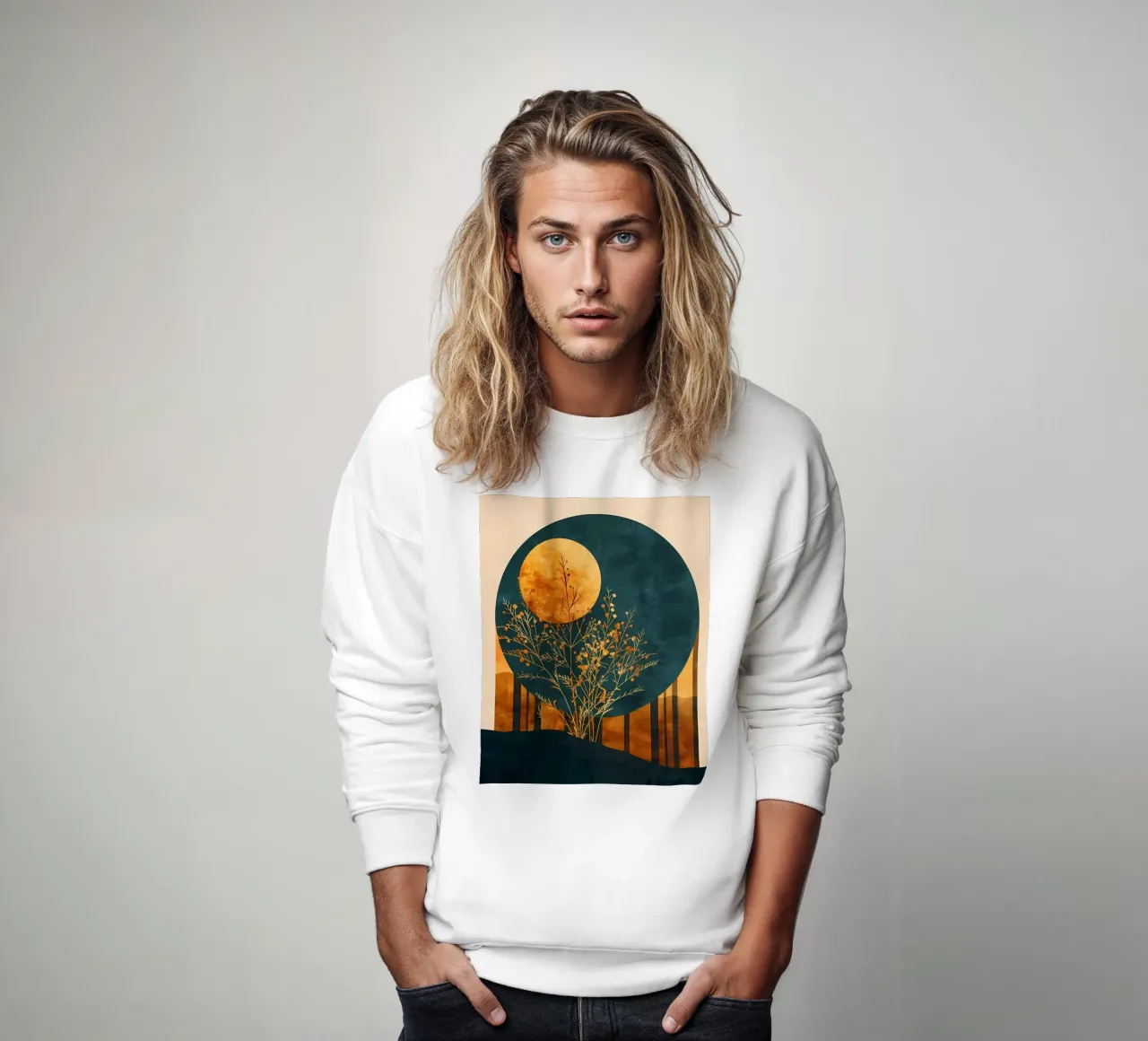 Minimalist Art 30 Sweatshirt von Erika C White