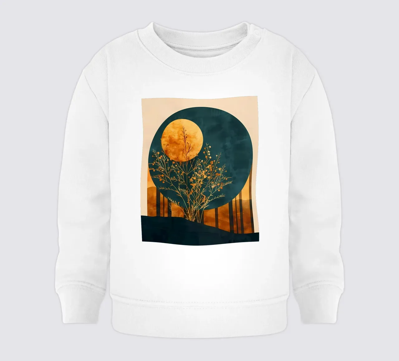 Minimalist Art 30 baby sweatshirt by Erika C White