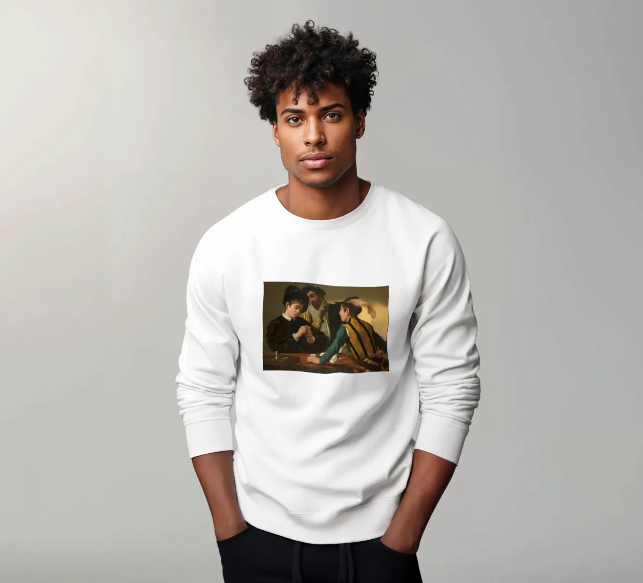 Caravaggio - I cardinali felpa da Timeless Artworks