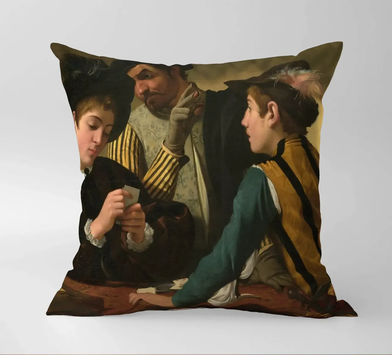 Caravaggio - I cardinali cuscino da Timeless Artworks