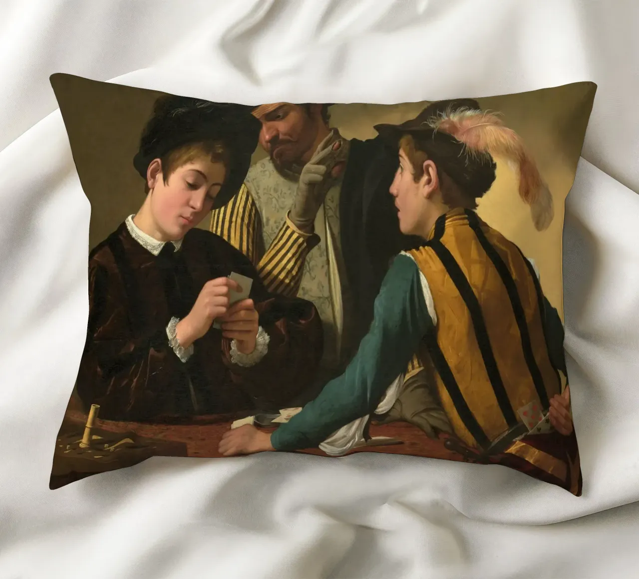 Caravaggio - I cardinali cuscino da Timeless Artworks