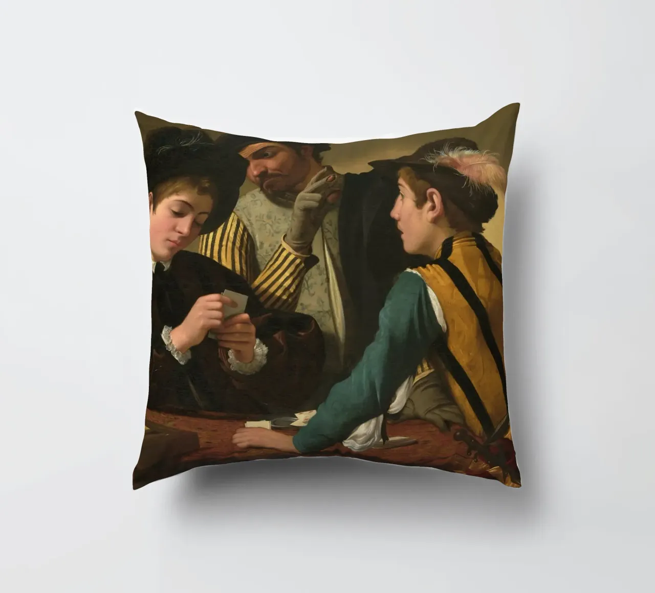 Caravaggio - I cardinali cuscino da Timeless Artworks