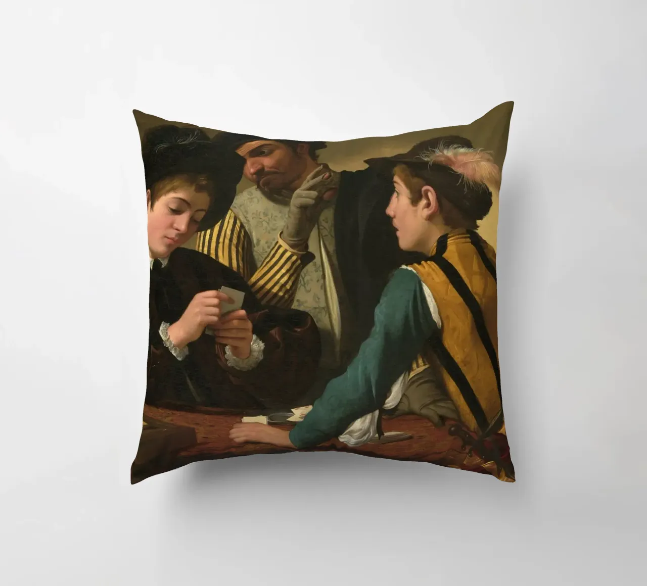 Caravaggio - I cardinali cuscino da Timeless Artworks