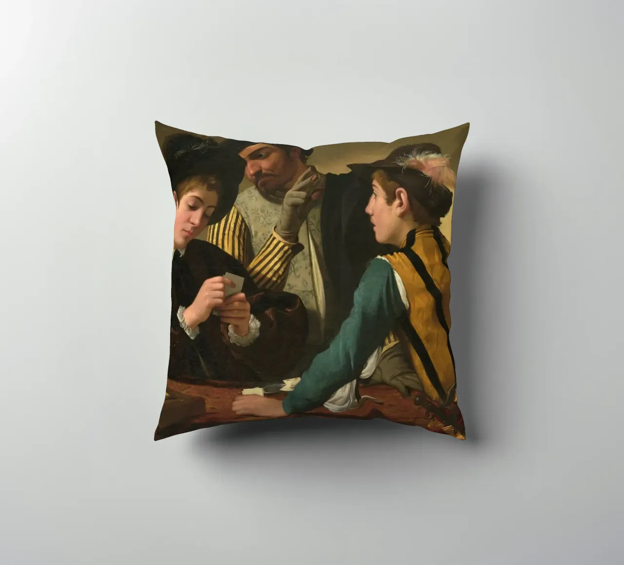 Caravaggio - I cardinali cuscino da Timeless Artworks