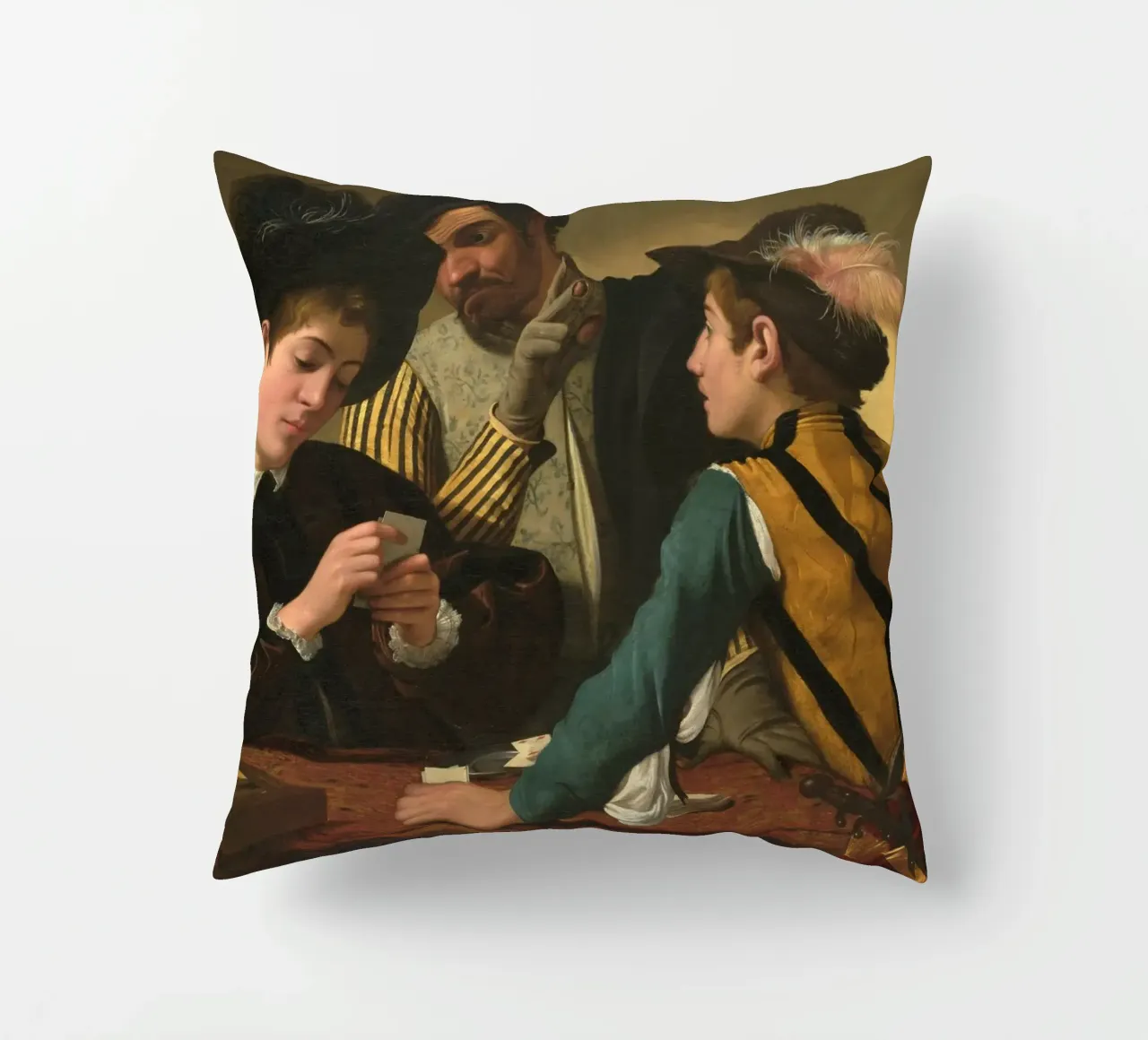 Caravaggio - I cardinali cuscino da Timeless Artworks
