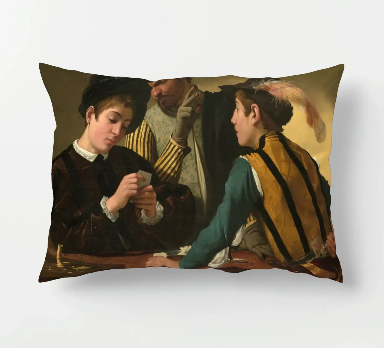 Caravaggio - I cardinali cuscino da Timeless Artworks