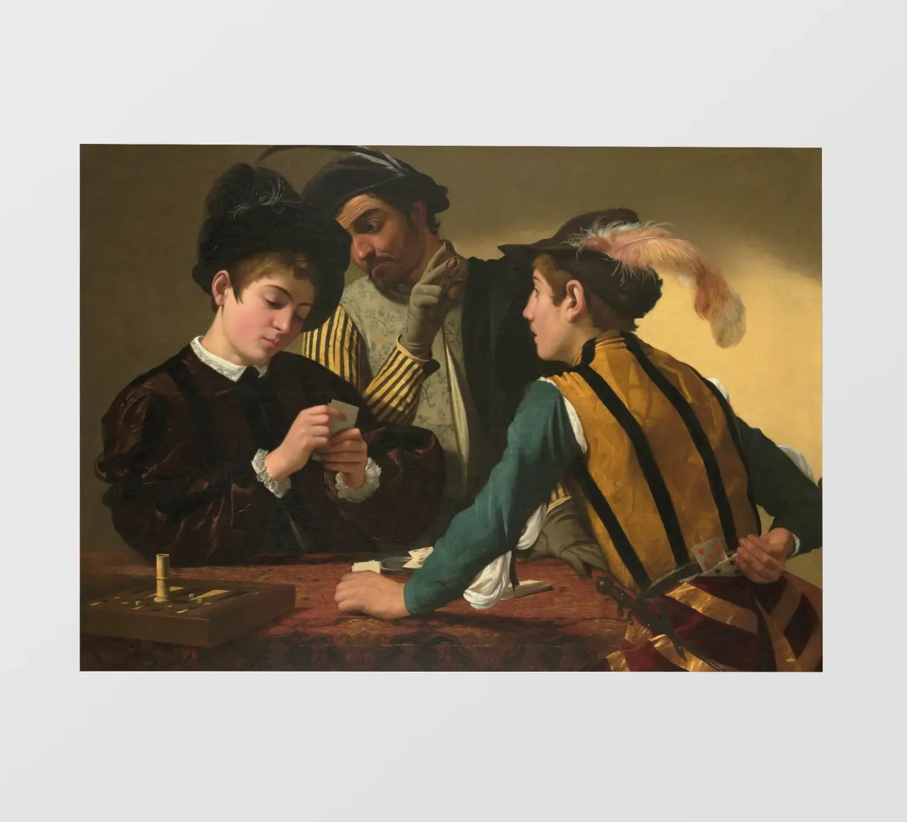 Caravaggio - I cardinali pellicola backlit da Timeless Artworks