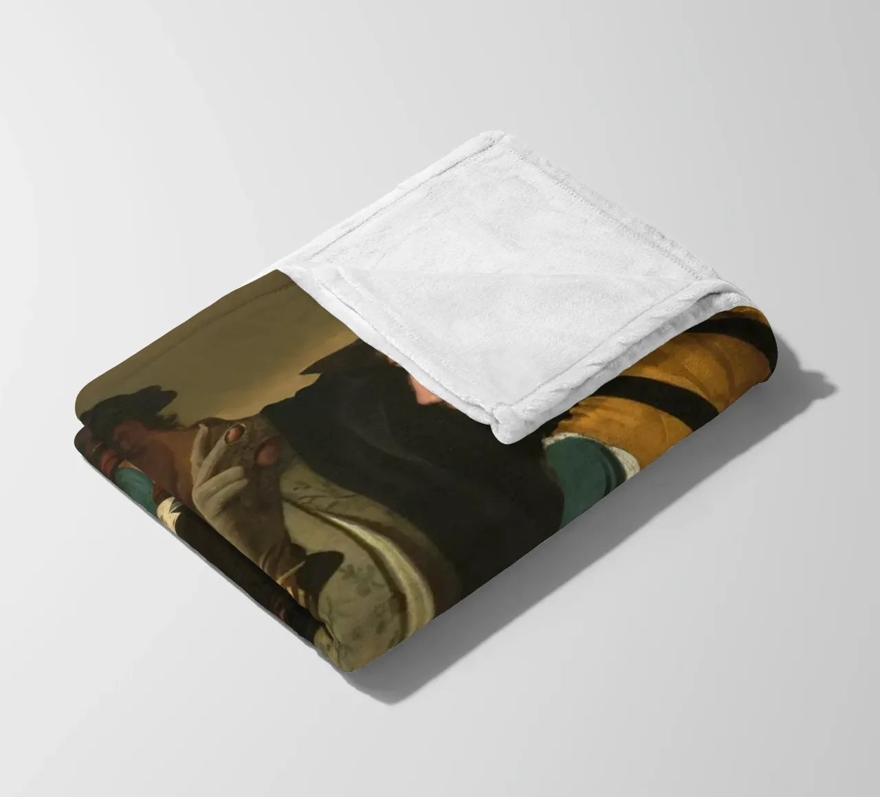 Caravaggio - I cardinali coperta in pile da Timeless Artworks