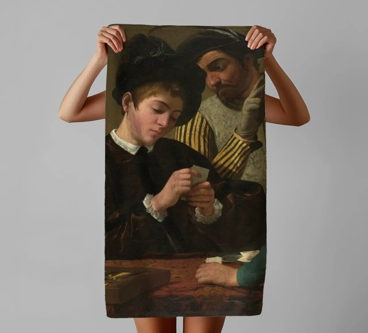 Caravaggio - I cardinali asciugamano da bagno da Timeless Artworks