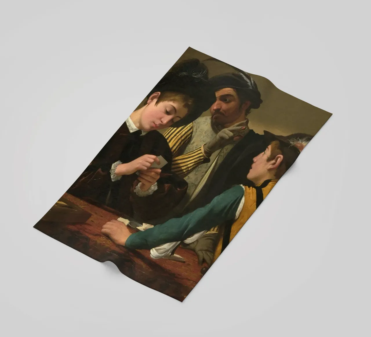 Caravaggio - I cardinali telo mare da Timeless Artworks