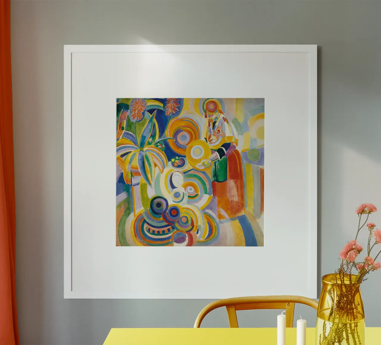 Robert Delaunay - Donna portoghese alta, 1916 poster da Timeless Artworks