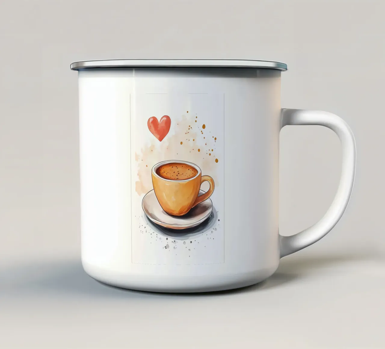 Arte minimalista 32 tazza in smalto da Erika C White