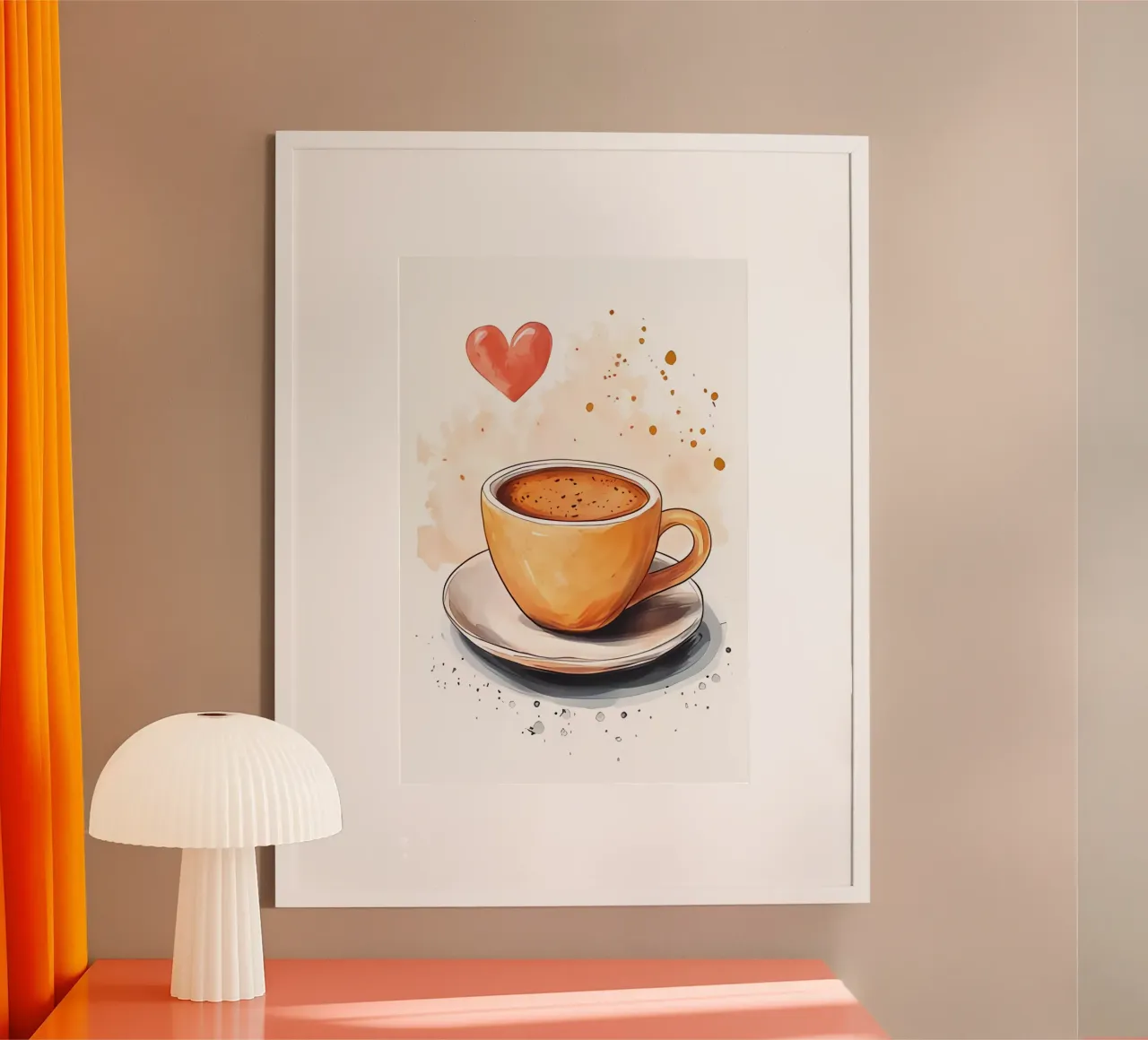 Arte minimalista 32 poster con telaio in legno da Erika C White