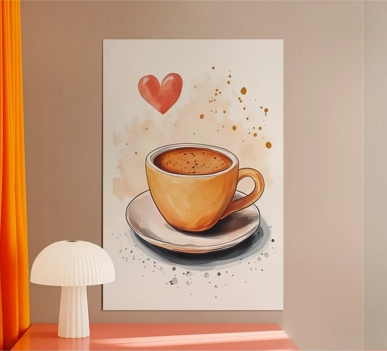 Arte minimalista 32 poster con telaio in legno da Erika C White