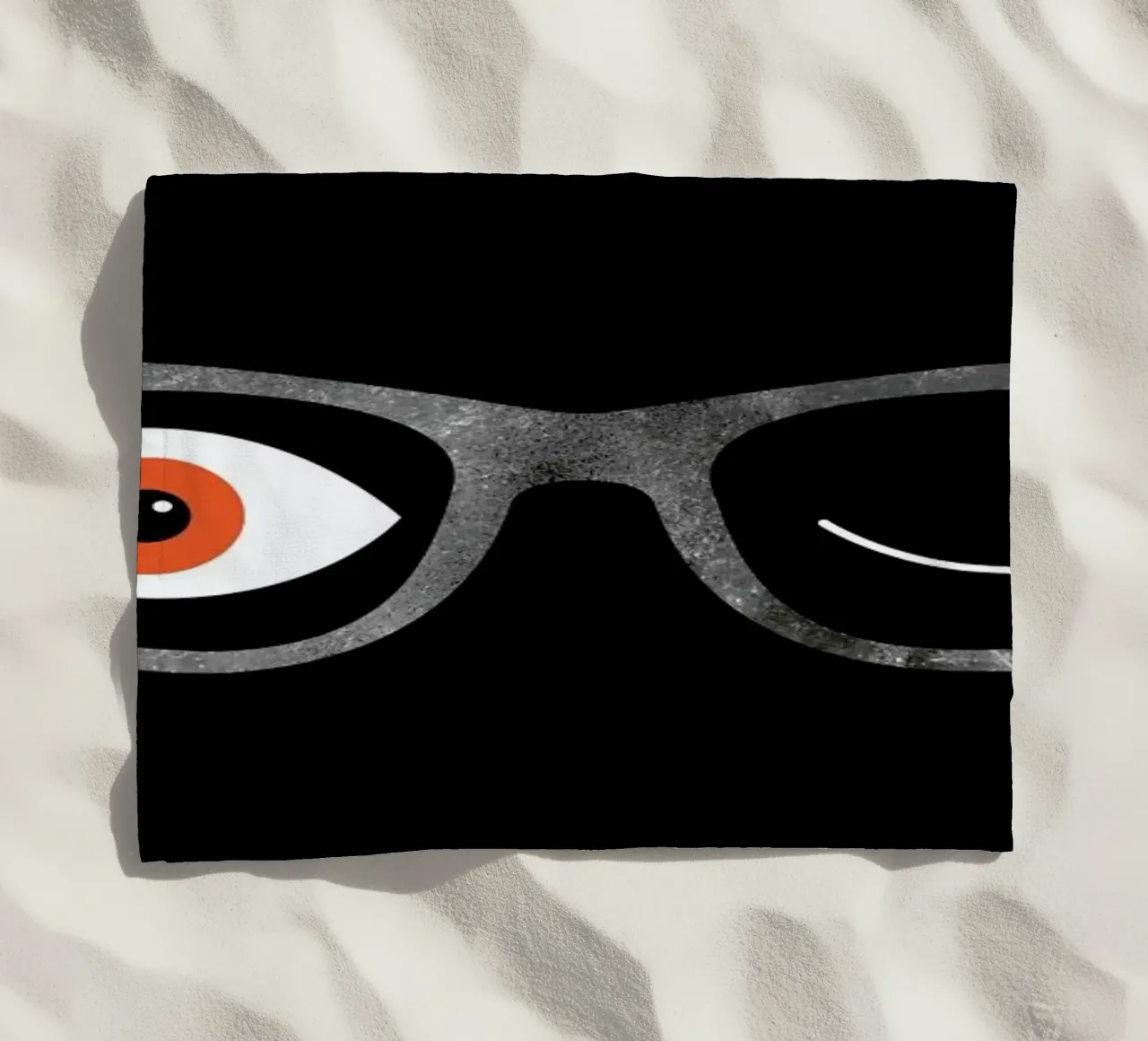 Specs beach towel by Chris Wharton