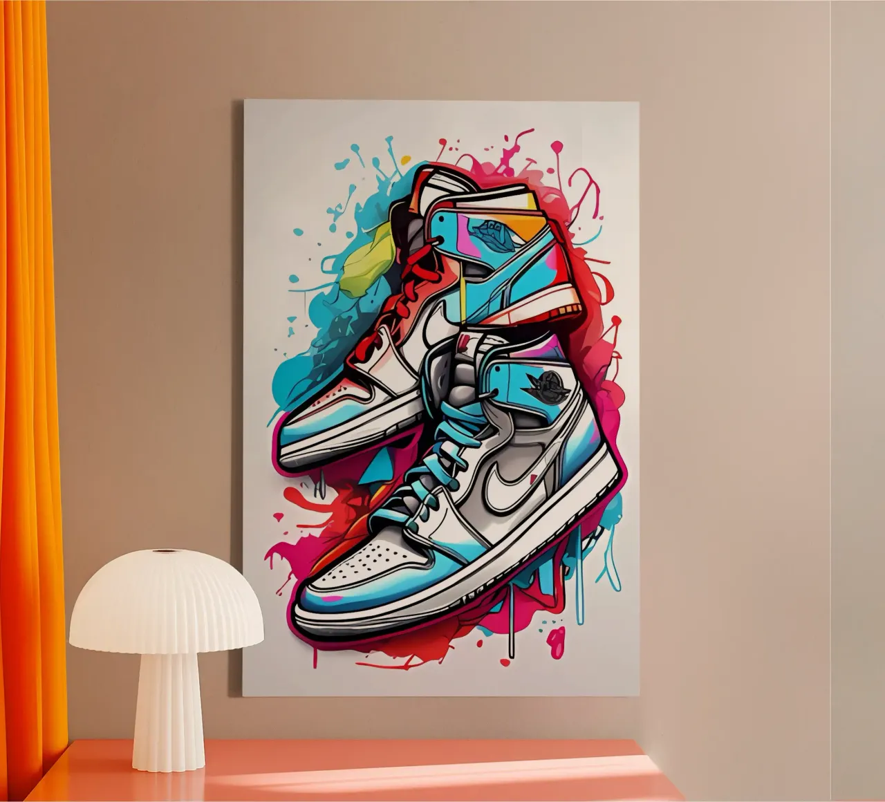 Arte minimalista 37 lienzo con Marco flotante de Erika C White
