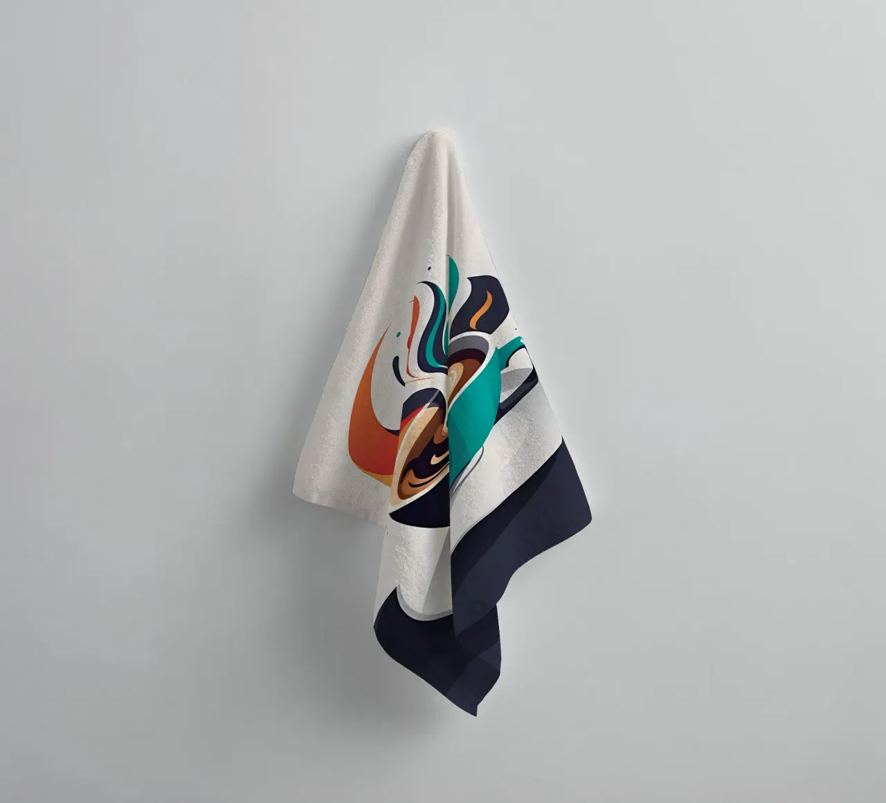 Minimalistische kunst 40 badhanddoek van Erika C White