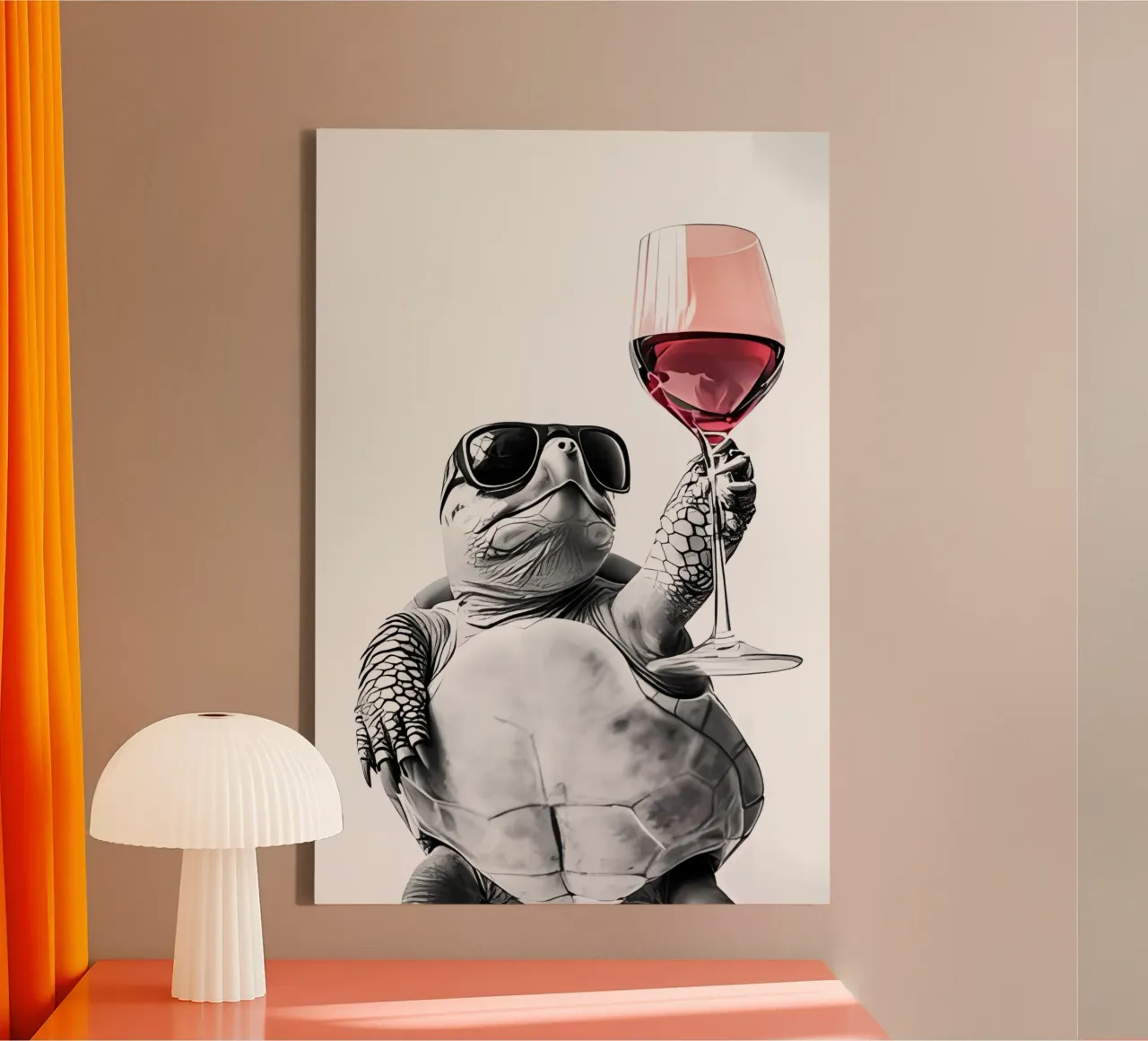 Minimalist Art 41 canvas with Floater frame by Erika C White