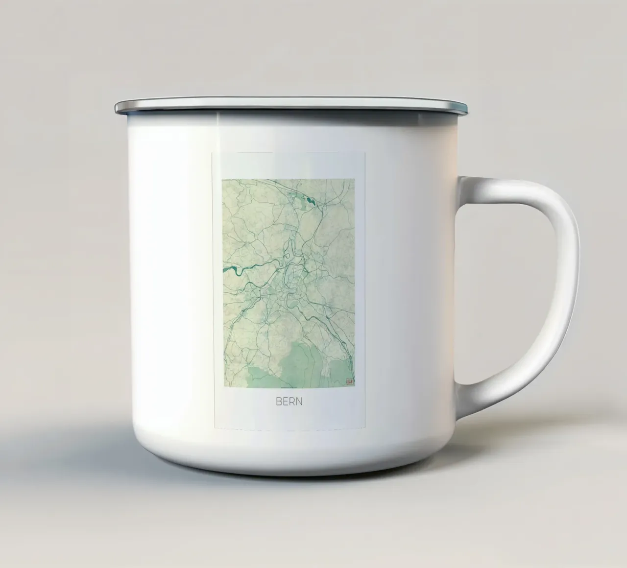 Bern Vintage tazza in smalto da Hubert Roguski