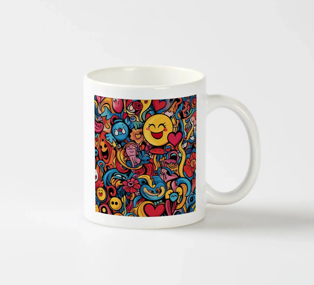 Pieno di felicità! tazza in ceramica da Motivate-Today