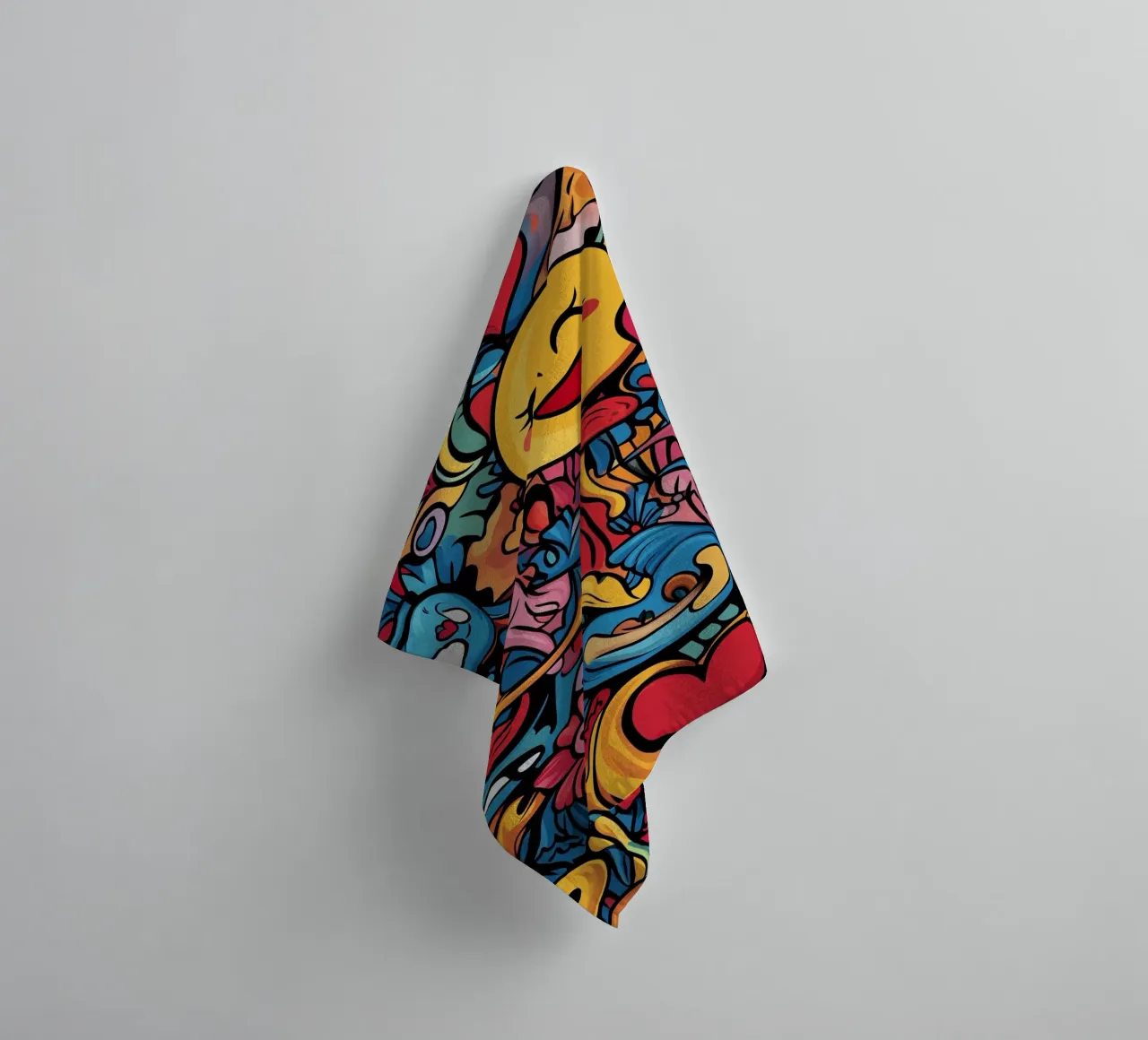 Full of Happiness! towel by Motivate-Today