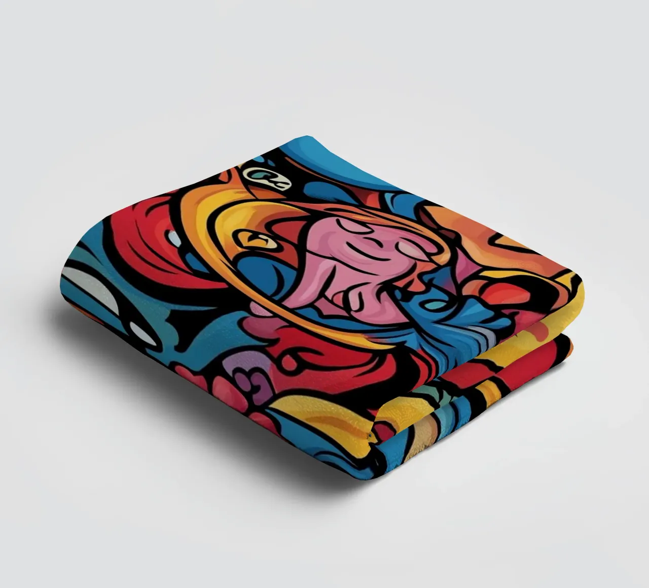Full of Happiness! towel by Motivate-Today