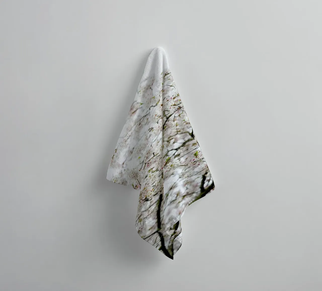 Blossom White 1 asciugamano da bagno da Curious Collections by Marielle Leenders