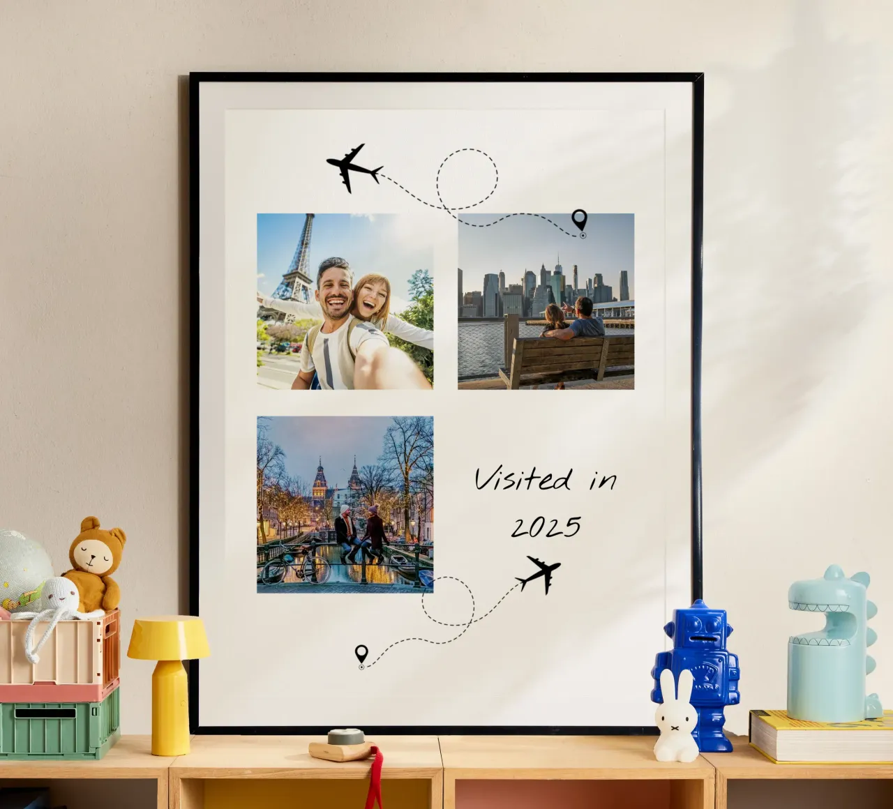 I 3 migliori momenti di viaggio poster con telaio in alluminio da Motivate-Today
