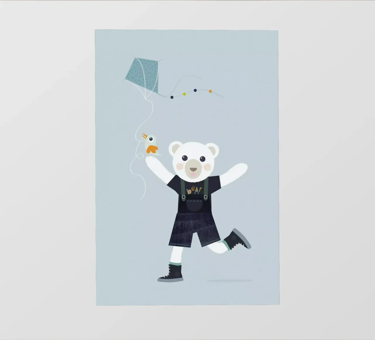 Bear Kite pellicola backlit da JaySan Studio