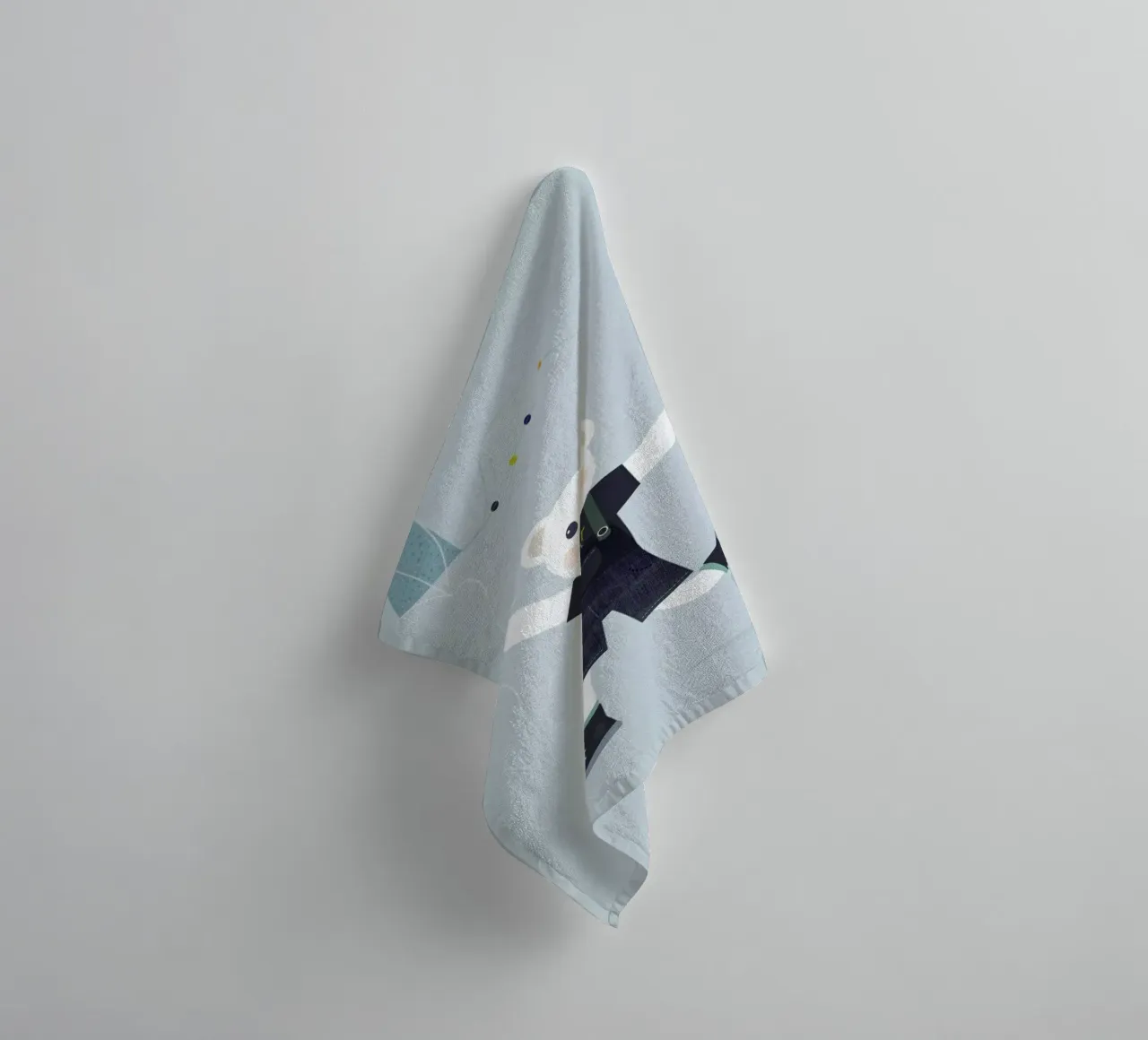 Nibbio dell'orso asciugamano da bagno da JaySan Studio